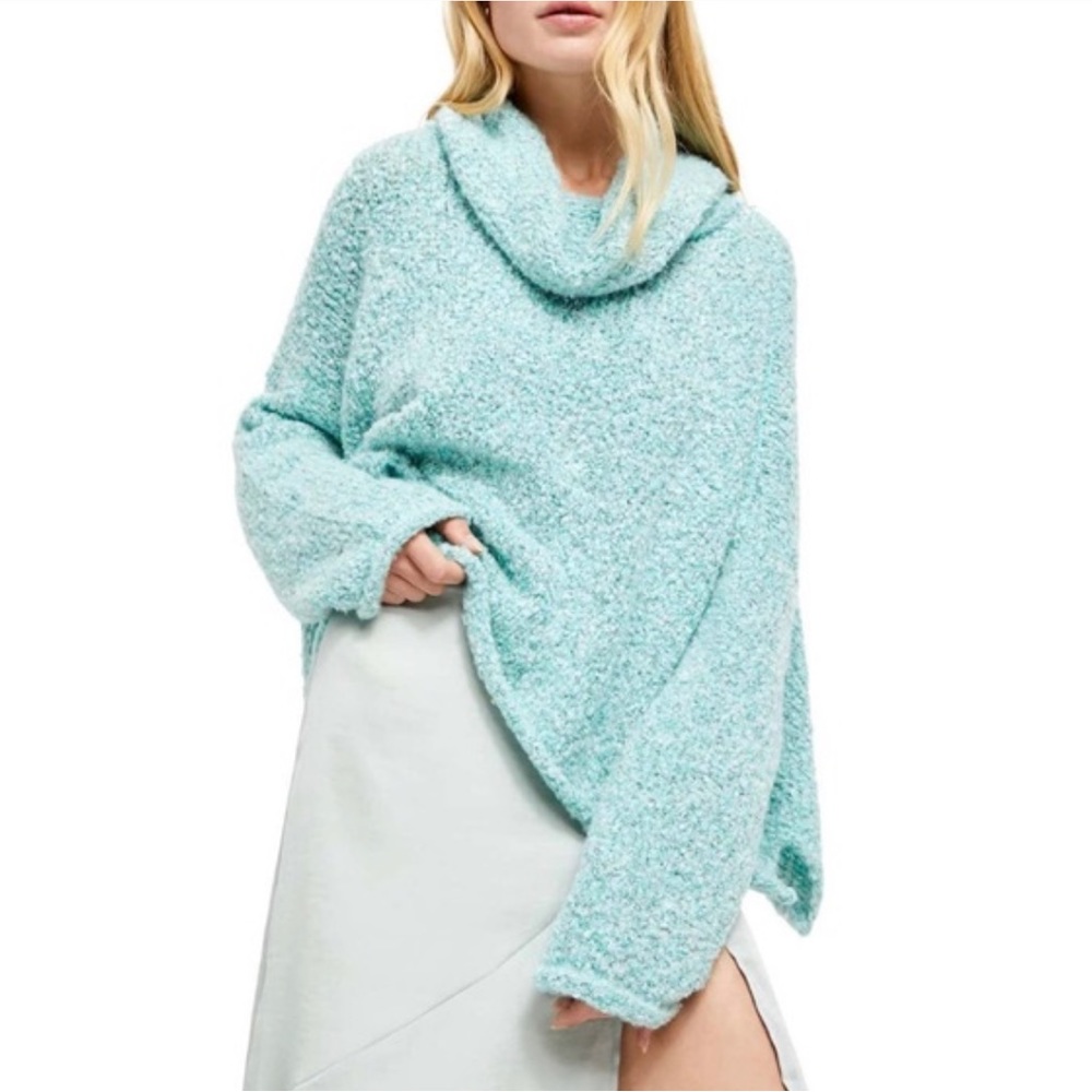 Free People | BFF Fuzzy Cowl Neck Sweater - Picture 1 of 9